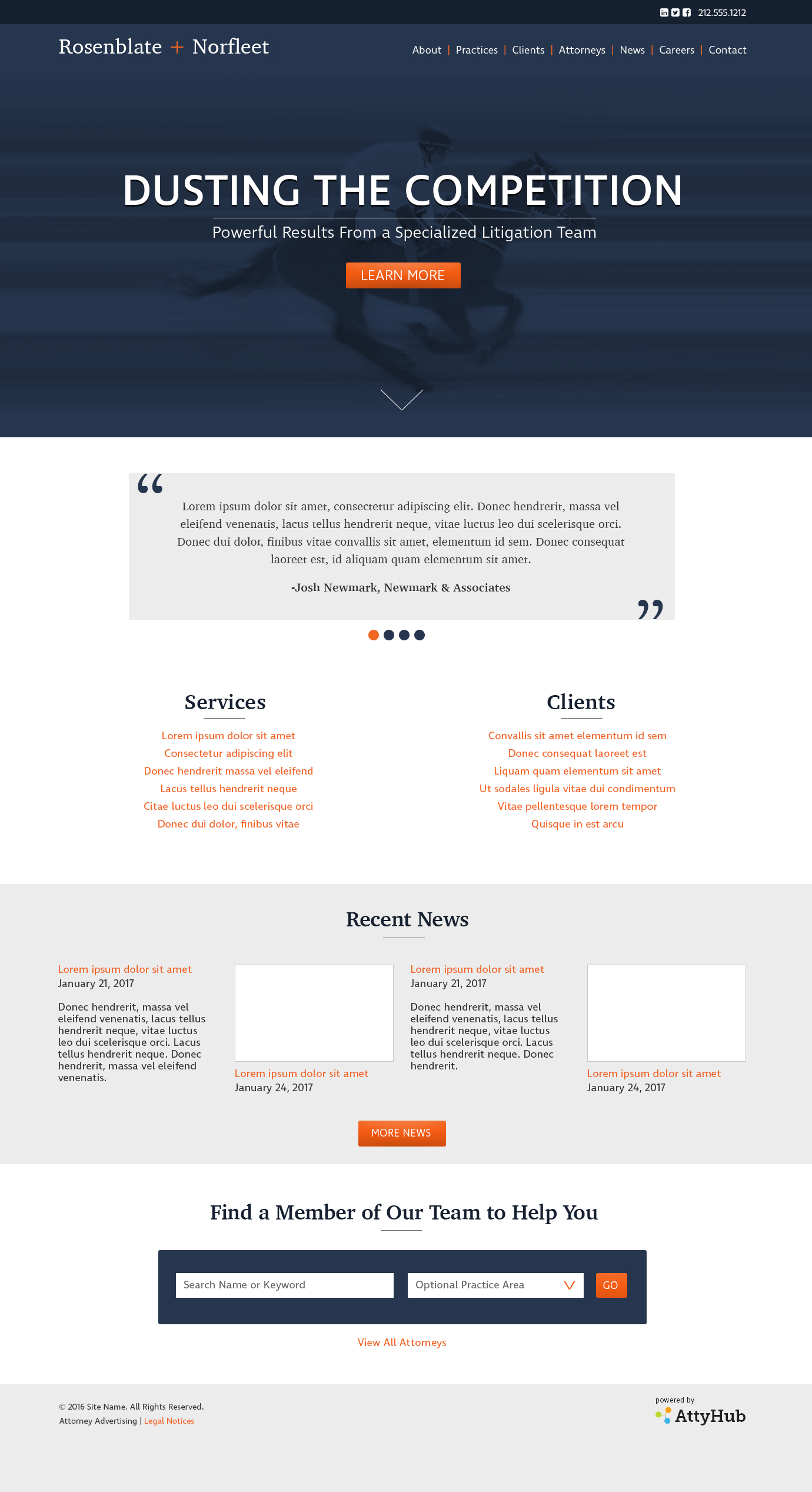 Animus Rex WebCMS marketing landing page